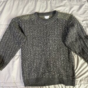 Wool Cotton Crewneck Sweatshirt